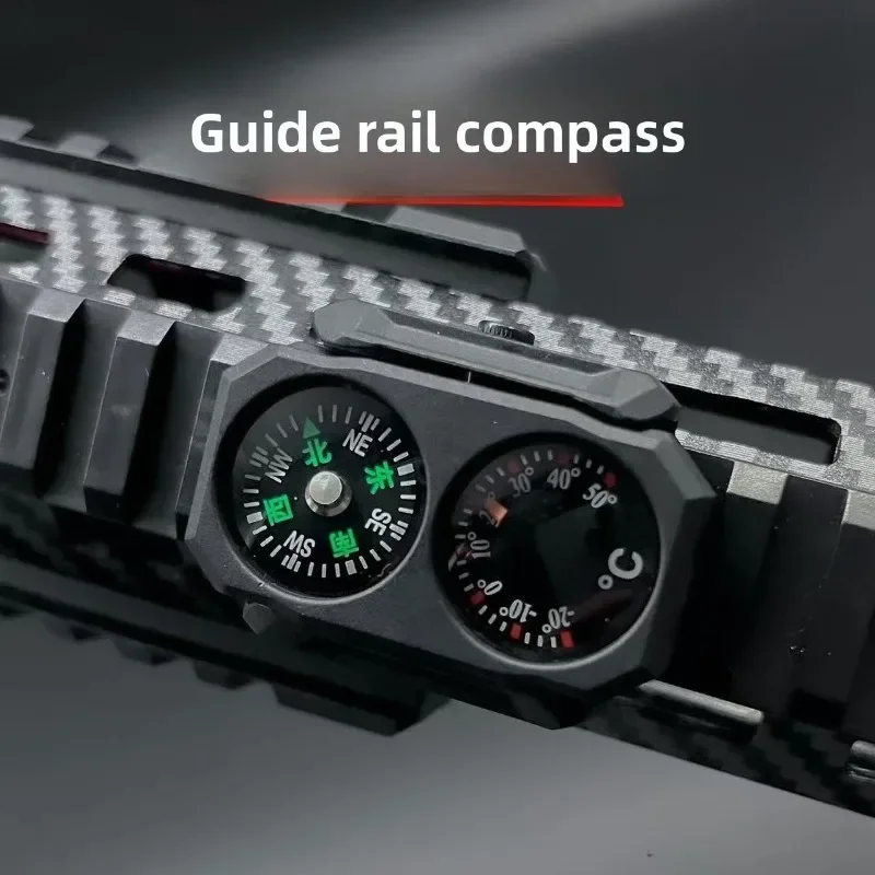 2026 Portable Nylon Integrated Compass Thermometer 20MM Rail Outdoor Toy Model Parts