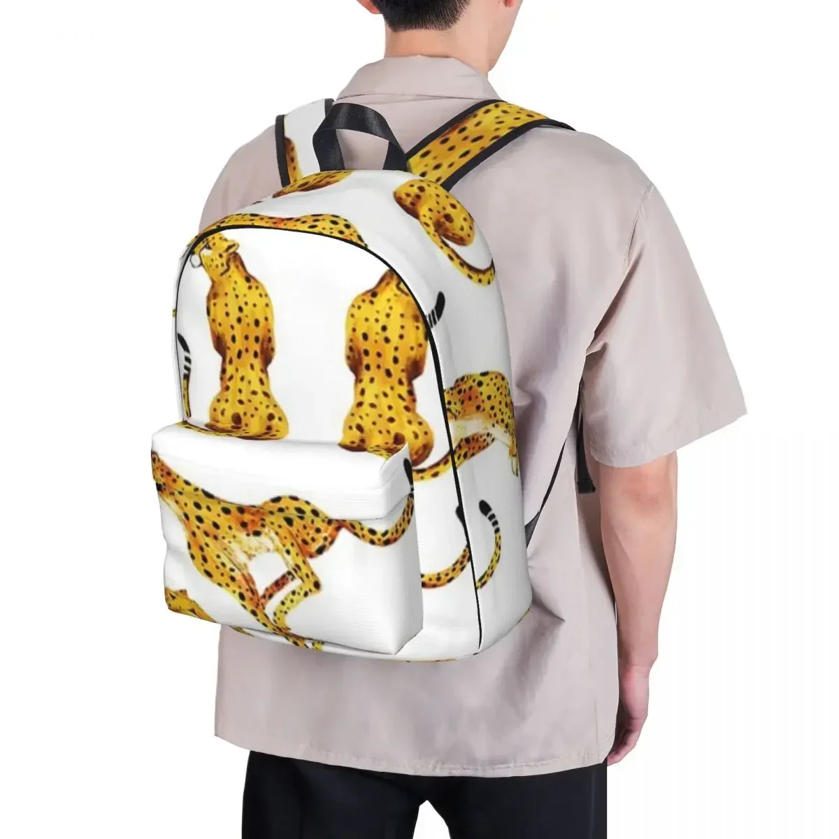 Cheetahs Backpack Casual Children School Bag Laptop Rucksack Travel Rucksack Large Capacity Bookbag