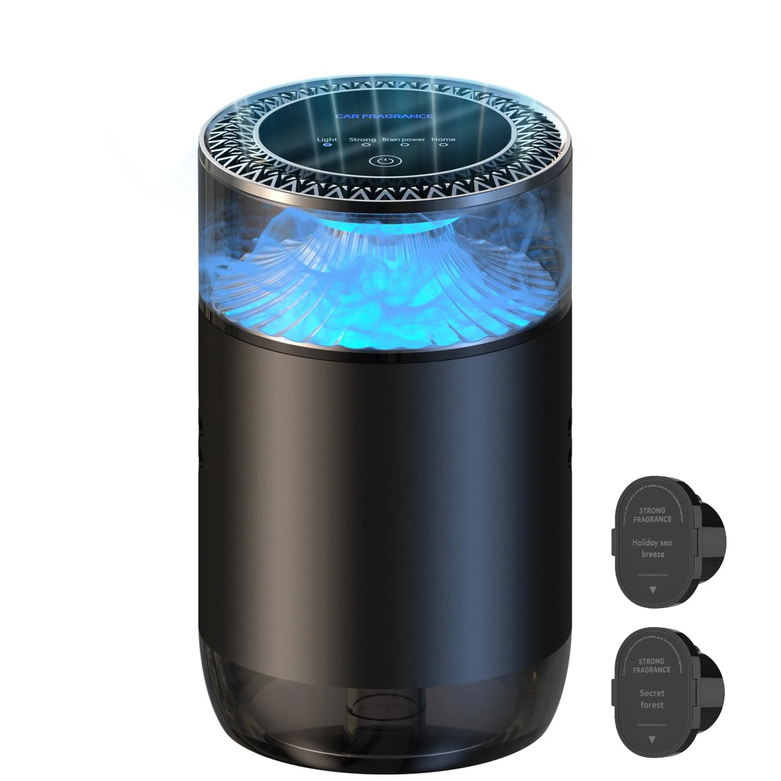 

Car Air Freshener, Smart Car Air Freshener Diffuser, Auto On/Off Air Diffuser with Three Adjustable Modes, RGB Music Syncing Lig