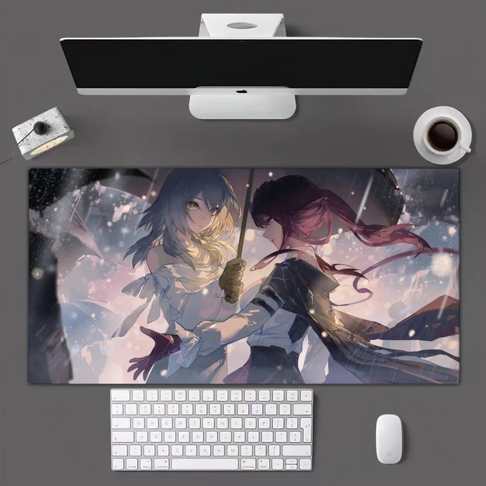 Imagem -03 - Honkai Star Rail Gamer Mousepad Mouse Pad Longa Esteira de Mesa para Escritório Jogo Quente