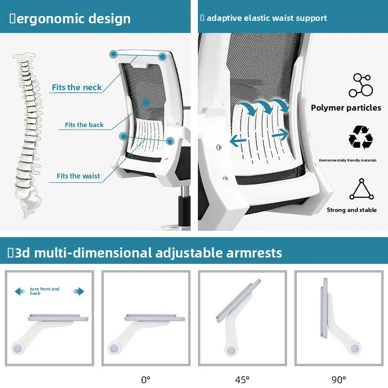 Krzesło biurowe do domu, krzesło obrotowe do akademika studenckiego, krzesło konferencyjne z siatki, krzesło recepcyjne, krzesło do szkoleń, krzesło komputerowe