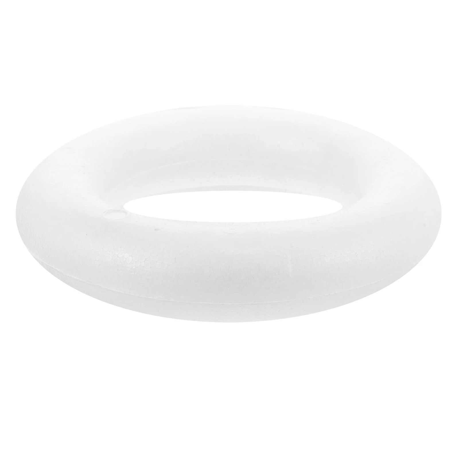 

Foam Ring Unfinished White Party Wreath Decorative Supplies Teaching Equipment DIY Accessories Halloween Easter