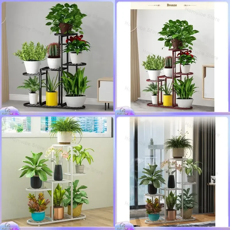 support-de-plantes-reglable-robuste-pour-interieur-exterieur-balcon-jardin-etagere-a-fleurs-moderne-en-metal-etagere-en-alliage-galvanise-epaissi
