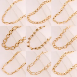 316L Stainless Steel Necklace Gold Color Thick Chain Choker Necklaces for Women Necklace Boho Jewelry Collar Gift Wholesale