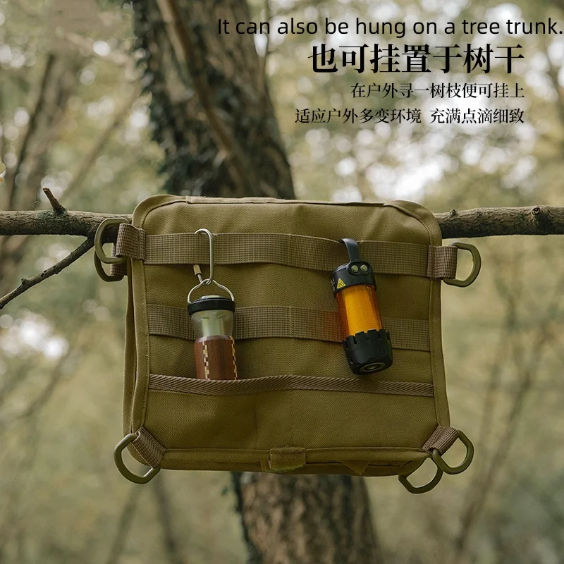 

1PC Camping Chair Armrest Bag Multifunctional Side Organizer for Camping Outdoor Gear Accessories Supplies