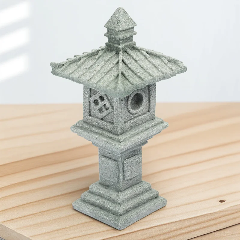 

1pc Simulation Miniature Chang Tower For Micro Landscape Bonsai Decor Zen Style Garden Ornament Home Desktop