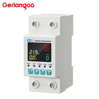 2P 63A 110V 220V TUYA WIFI Smart Switch Kwh Metering Circuit Breaker Timer with voltage current and leakage protection