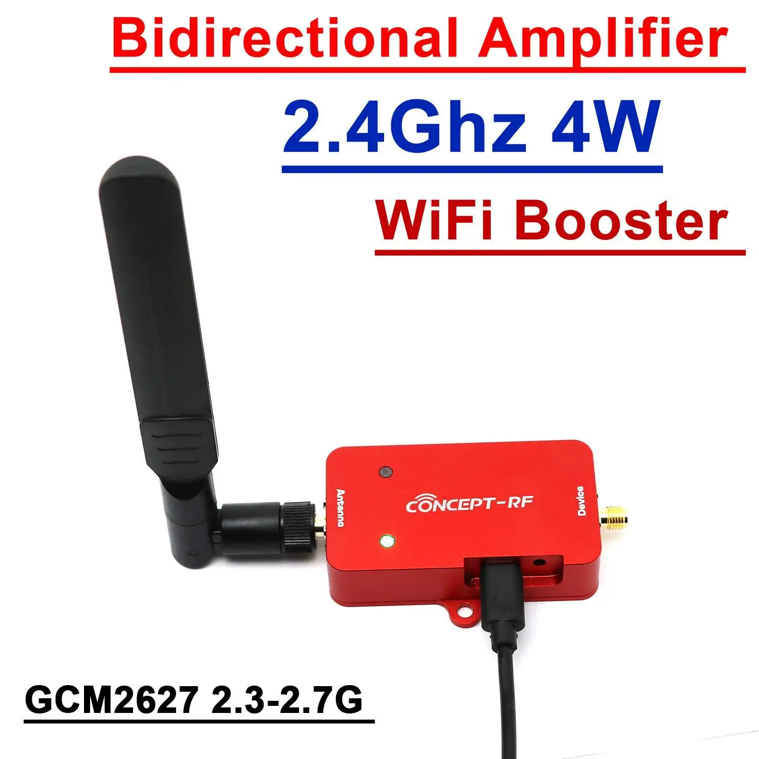 Bidirectional 2.4Ghz 4W Signal Amplifier FOR 2.4G WiFi SMA RF Signal RC Drone Image Transmission Receiver/transmitter POWER AMP