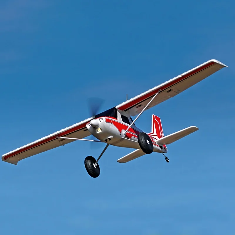 Avión eléctrico todoterreno de 1300mm, baja velocidad, nivel básico, control remoto, montaje exterior, modelo de simulación de ala fija