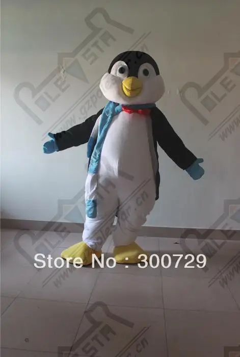 Disfraz de Mascota de dibujos animados de pingüino lindo de espuma para adultos, Vestido de felpa de Navidad, disfraz de Mascota de Halloween, gran oferta, nuevo