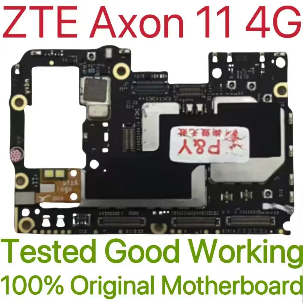Placa base Original desbloqueada versión Global para ZTE Axon 11 4G placa de circuito probado placa lógica principal para ZTE Axon 11 4G