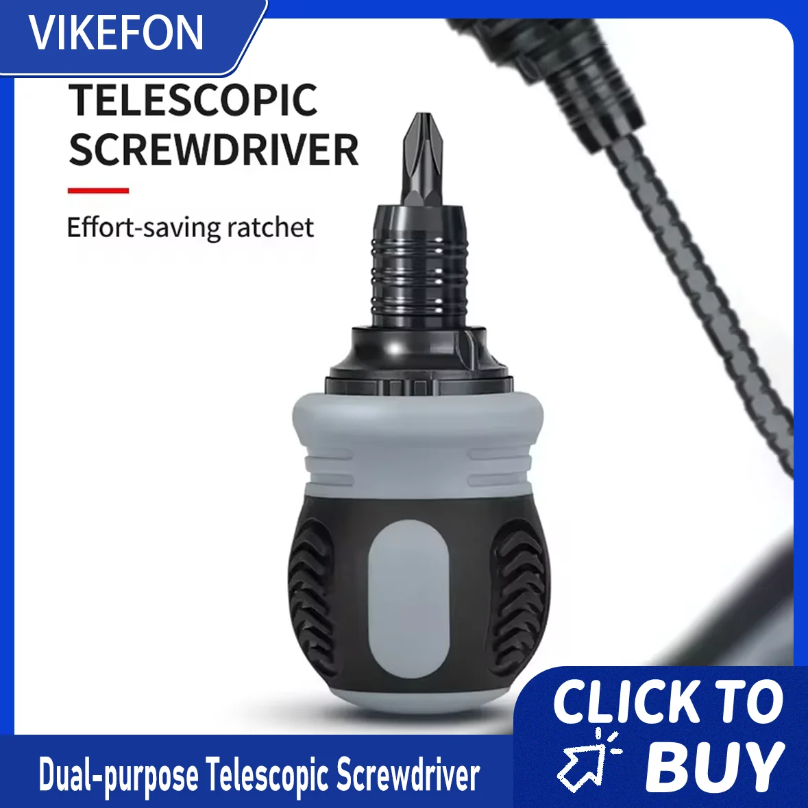 Ratchet Screwdriver Set Short Shaped Radish Head High Hardness Labor Saving Multi-functional Dual Purpose