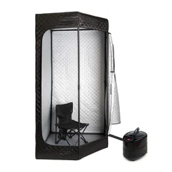 Full Size New Steam Sauna Heating 2000W 4.2L Portable Box Ease Insomnia Stainless Steel Pipe Support AU UK US EU Plug