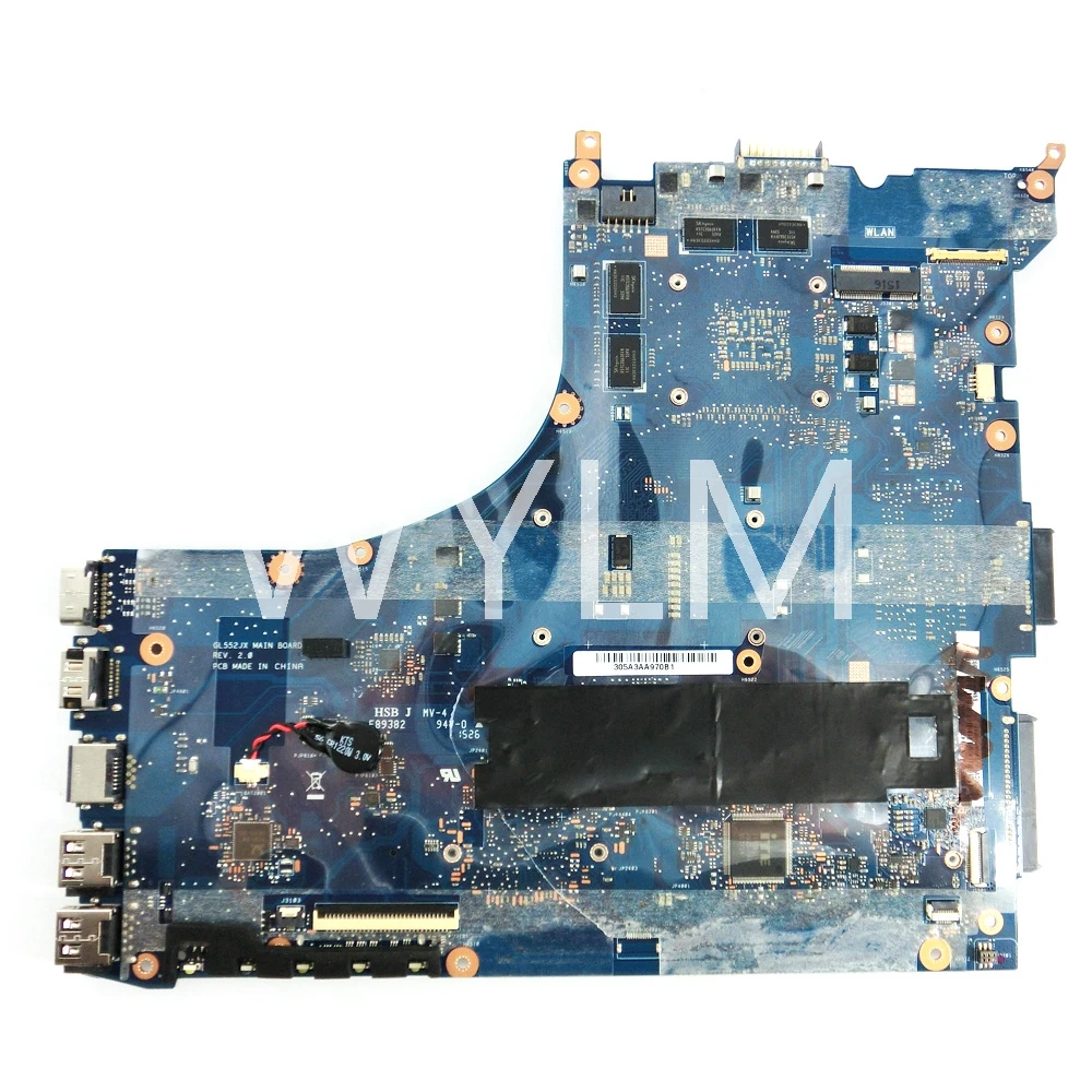 GL552JX I7-4720/I7-4750 CPU GTX950M/2G notebook Mainboard For Asus FX-plus ZX50J ZX50JX GL552J GL552X Laptop Motherboard Tested