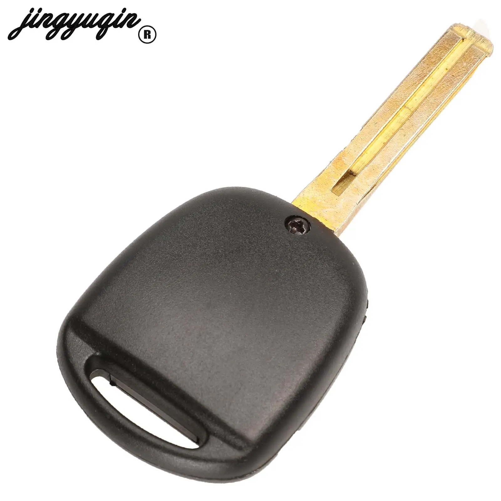 Jingyuqin 10ชิ้นสำหรับ Toyota Corolla Land Cruiser Yaris Camry RAV4 Lexus LS400 RX300 GX460เคสเปลือกกุญแจรีโมท TOY43 TOY48 TOY47