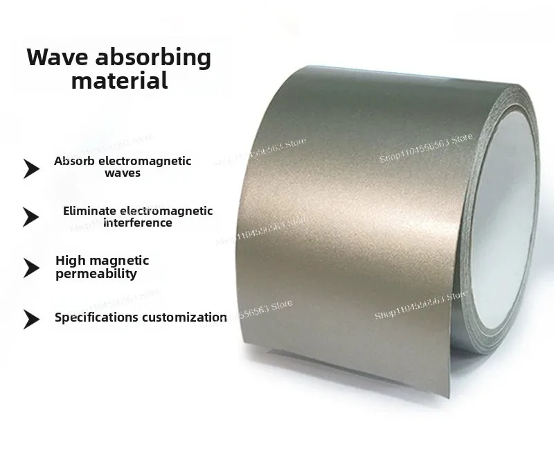 EMC Ferrite Absorbing Sheet NFC RFID Anti-Magnetic Sticker Electromagnetic Suppression Material