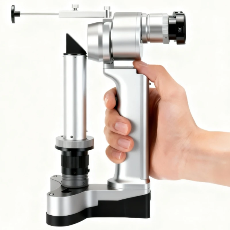 InnoVue Opto Portable with Optional Rolling Stand for Clinic Versatility Handheld Slit Lamp