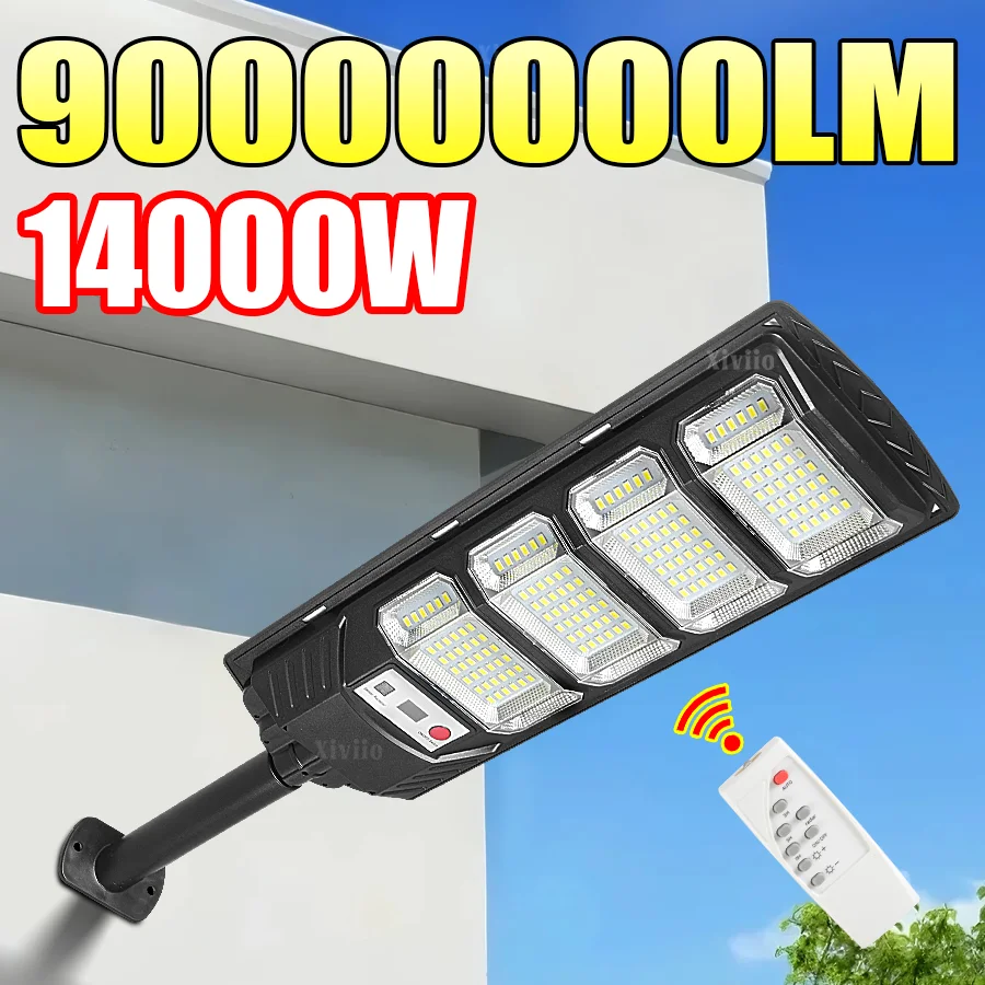 900000000LM Solar Led Light Sunlight Powerful Outdoor Motion Sensor Solar Lamp Outdoor 14000W  Garden Street Spotlight Wall Lamp