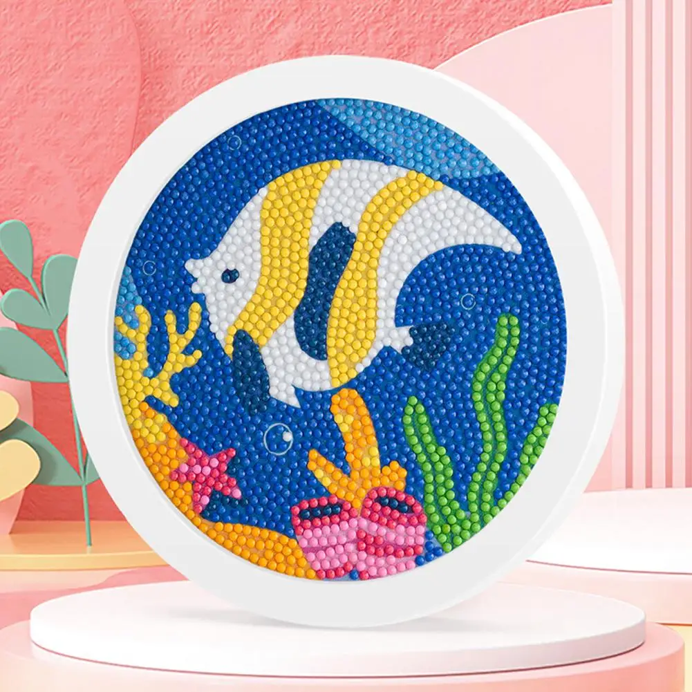 DIY Kits Cartoon Animal Picture Crystal Rhinestone Diamond Embroidery for Adults Kids Beginners Art Craft Tools K0H6