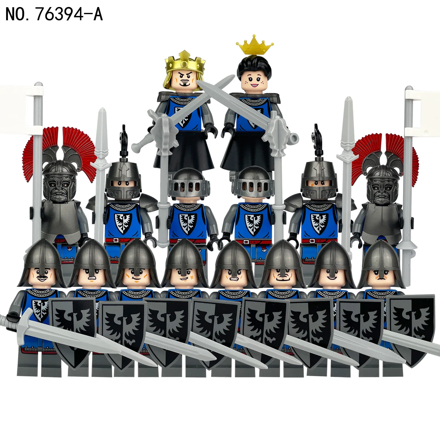 Bausteine, Figuren, humanoide Puppen, Spielzeug, Minifiguren, Kinderspielzeug, Geburtstagsgeschenke, Zeichentrickfiguren.