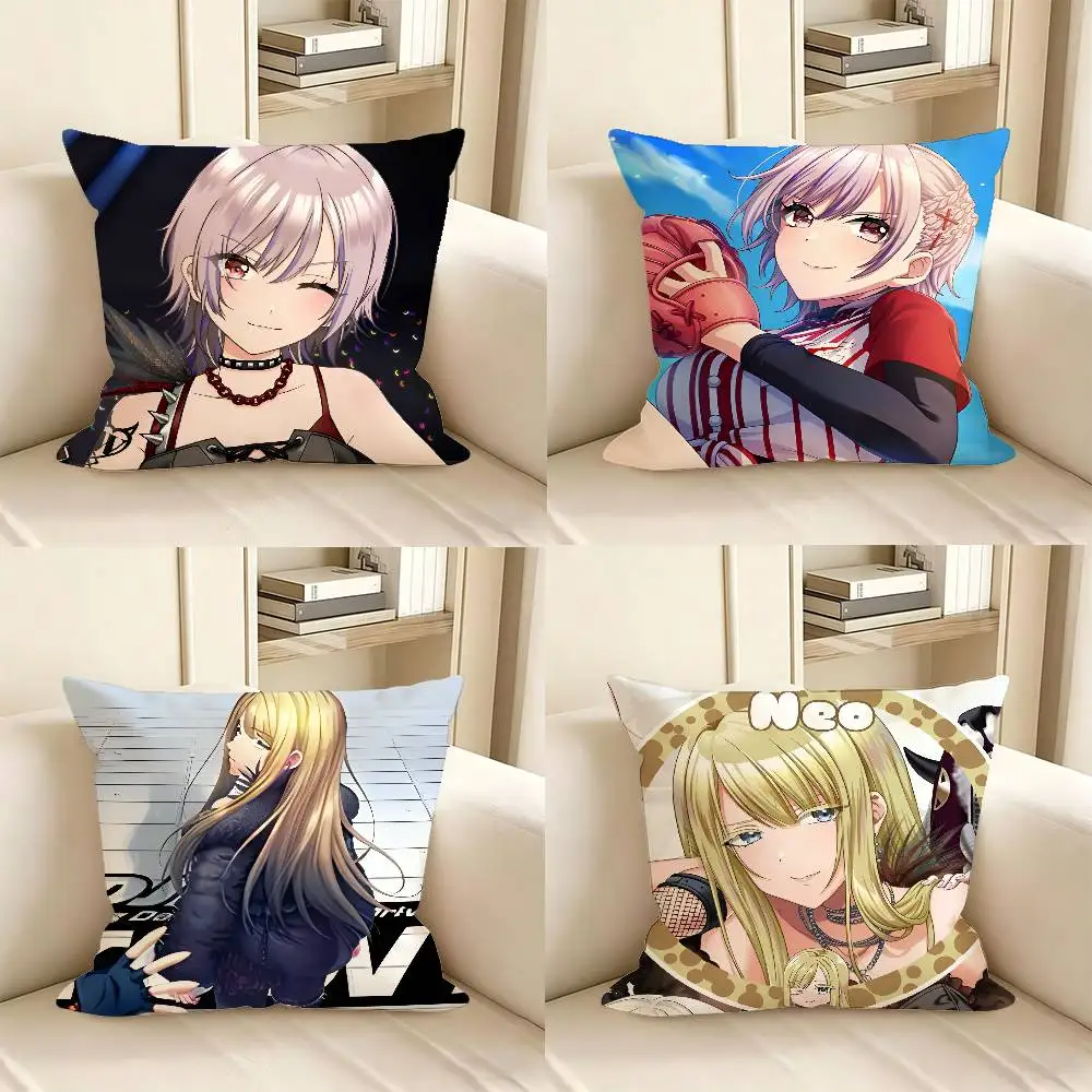 1pc D-4DJ Abyssmare Virtual Pillow Case Fashion Square Pillowcase Bedroom Sofa Room Ins Decoration Leisure