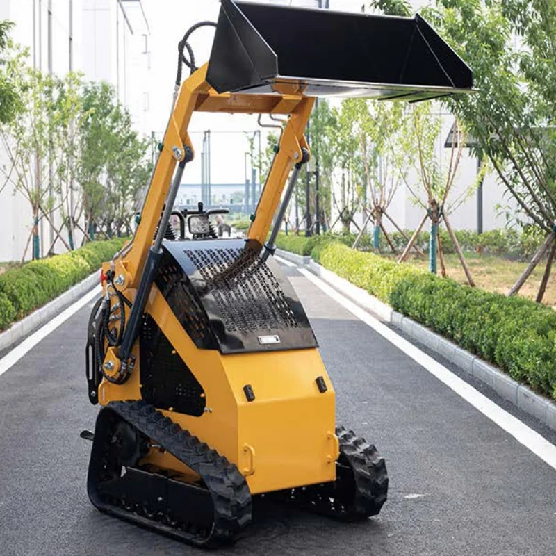 جرافة انزلاقية عالية الأداء مخصصة، قوية ومتينة، مناسبة لعمليات مواقع البناء المعقدة المختلفة