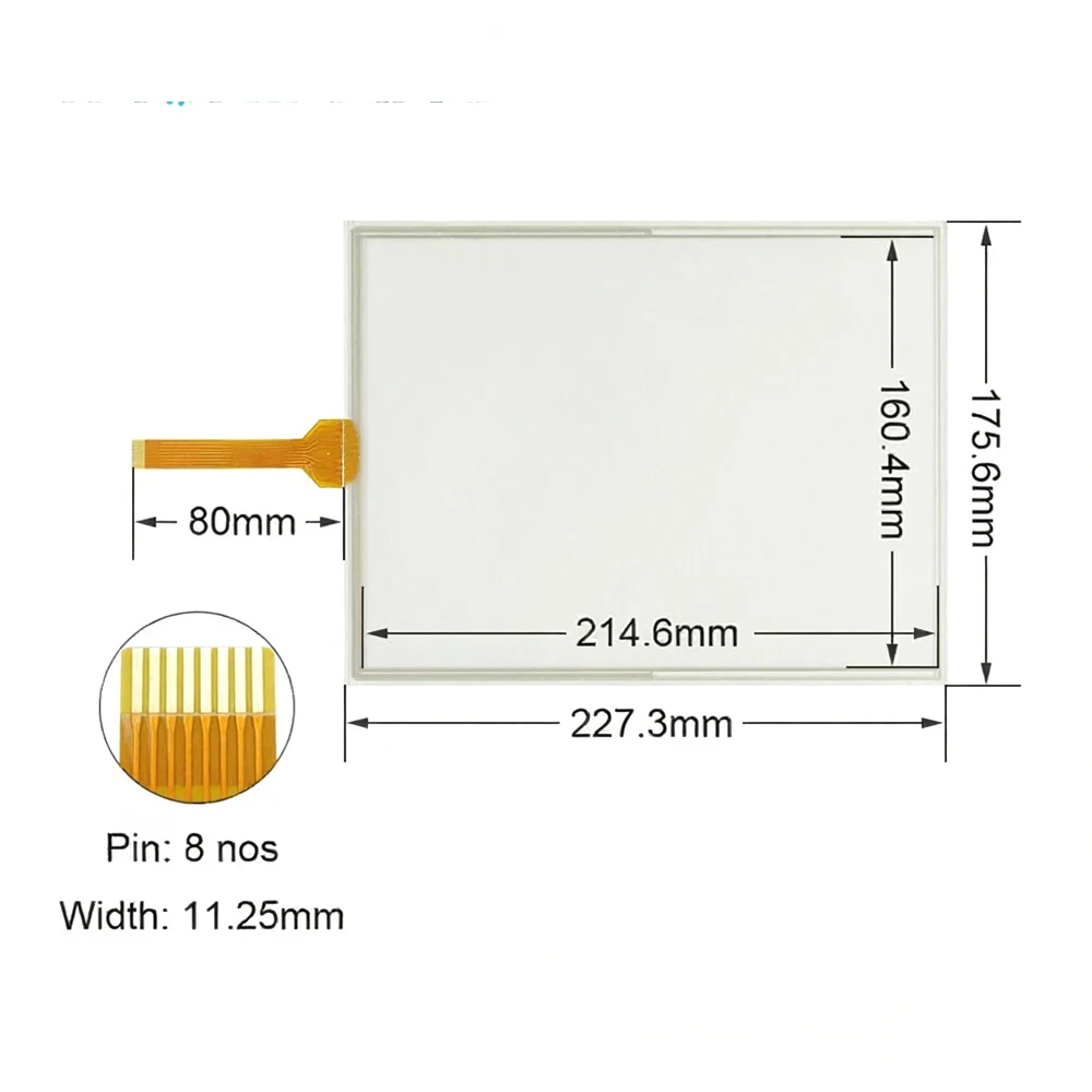 New for G104-01 G10401 Touch Screen Panel Glass Digitized