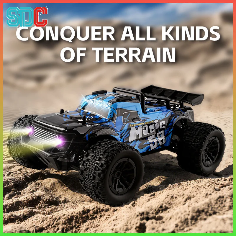 

2,4G внедорожный высокоскоростной радиоуправляемый автомобиль с дистанционным управлением, электрическая гоночная модель, игрушка для мальчиков, восхождение, дрифтинг, светящийся подарок на день рождения