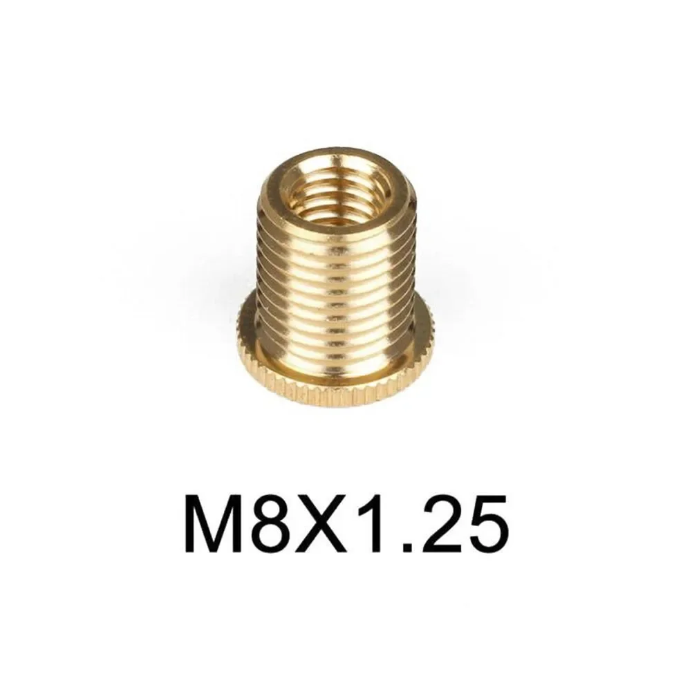 Gold Thread Adapter Nut Knob M10x1.5 1PCS Insert Kit M8x1.25 Shift Accessories Aluminum Alloy Replacement Useful