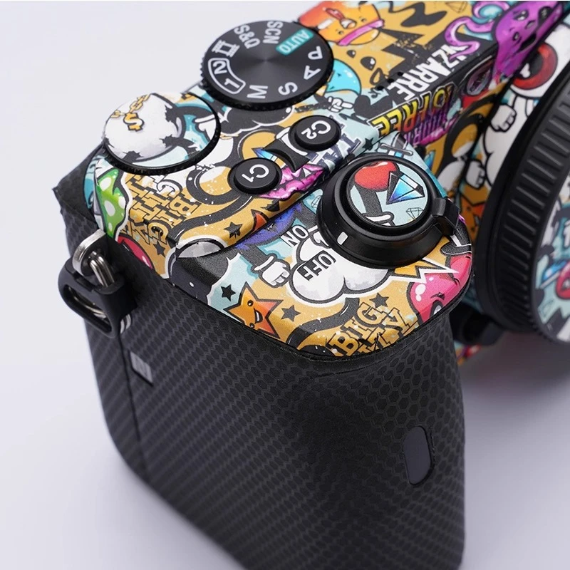 For Sony A6600 Camera Sticker Decal Film Protective Skin Anti-Scratch Protector Coat