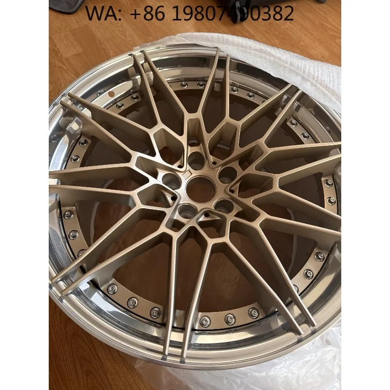 19-21 Inch 826M Mesh Style 2-Piece Forged Wheels Agessive Stance Aftermarket Luxury Sport Car Rims