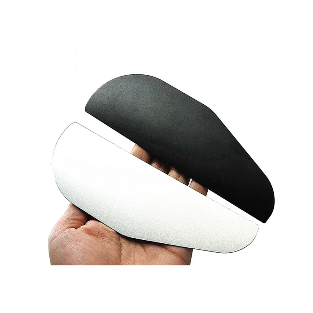 

2Pcs Rear View Mirror Rain Guard Aluminium Alloy Black Anti-Rain Snow Side Mirror Visor Clear Sight Safety Driving