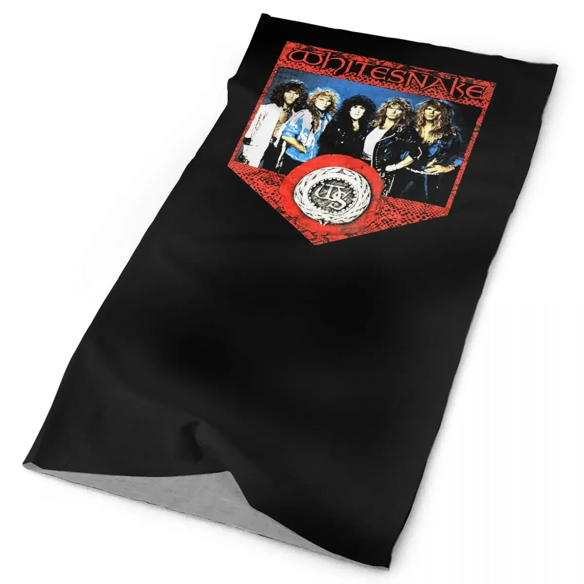 Whitesnake Noord-Amerikaanse Tour Herdruk Concert Nek Gaiter Bandana Sjaal Gezichtsmasker Unisex Fietsen Bescherming Tegen De Zon