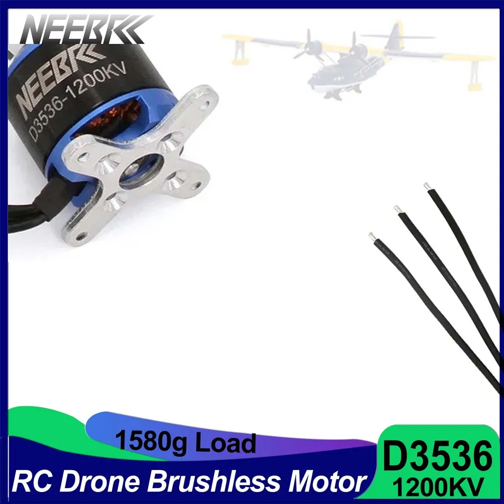 4pcs/lot 3536 1200KV Brushless Motor 2-4S 1580g Load for RC FPV Drone Racer Fixed-wing Quadcopter Airplane Glider Plane Aircraft