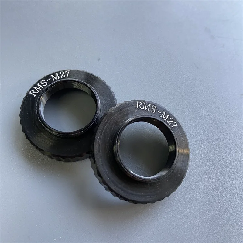 1PC Microscope Objective Lens Adapter Ring RMS to M27 Objective Extension Ring Tools