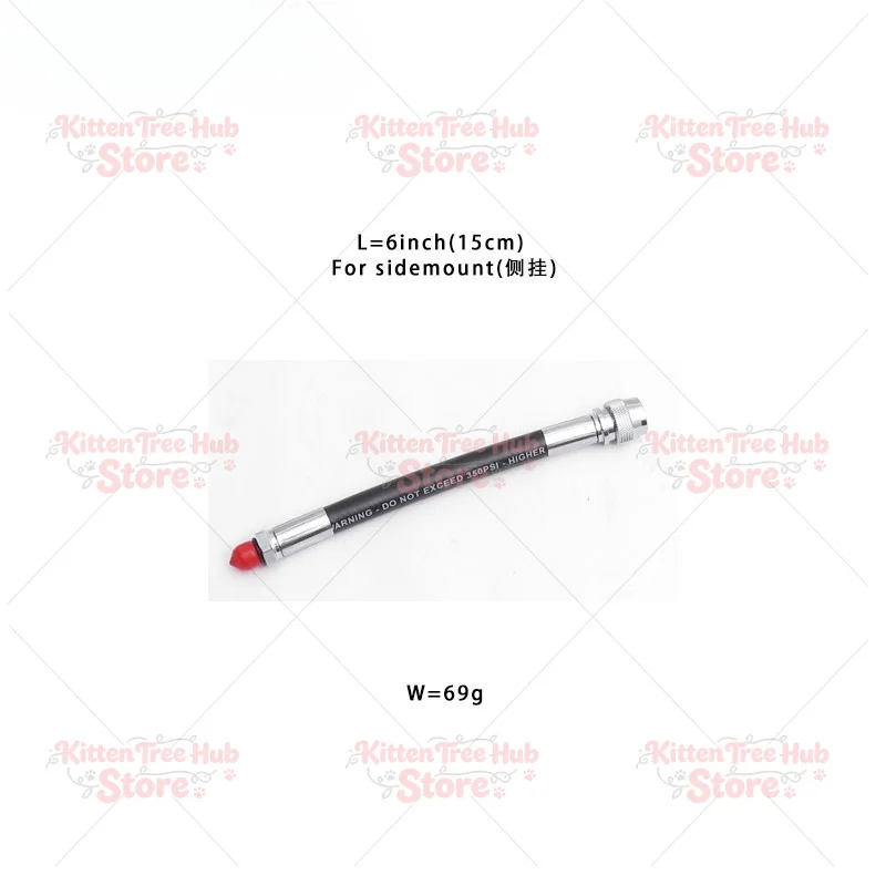High-Quality Scuba Diving Low Pressure LP Hose for Regulator, BCD, Dry Suit Inflator, 1st Stage Pressure Gear