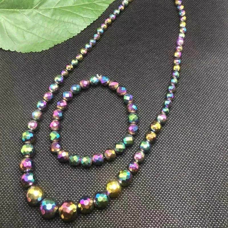 

Новое тергерцовое ожерелье из красочных бусин, браслет с подвеской