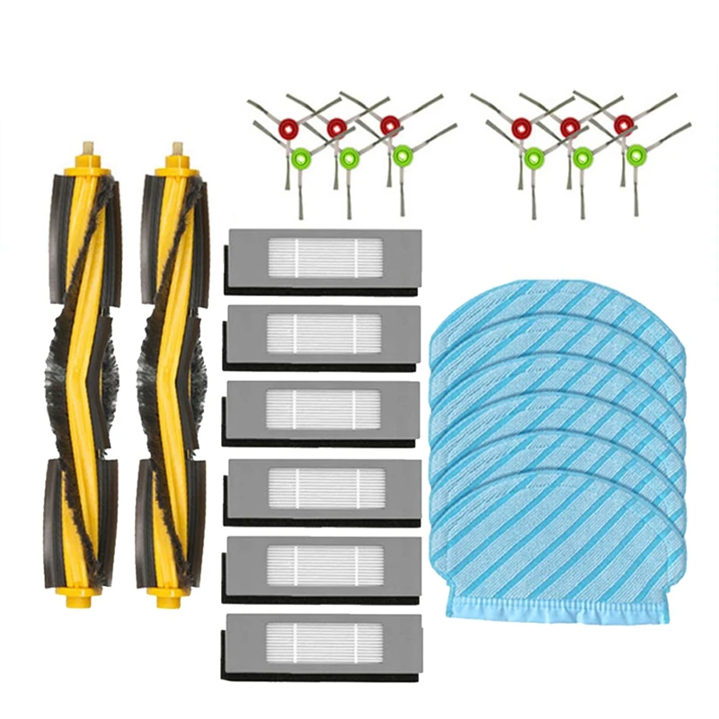 

Основная боковая щетка, фильтр для швабры, Тряпка Для Ecovacs Deebot OZMO N7 N8 920 950 T5 T9 Yeedi 2 робот-гибрид