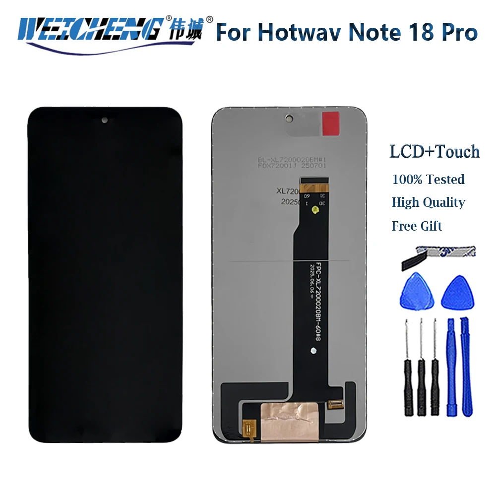Original Tested For Hotwav Note 18 Pro LCD Display+Touch Screen Digitizer Assembly For HOTWAV Note18 Pro lcd Screen Display