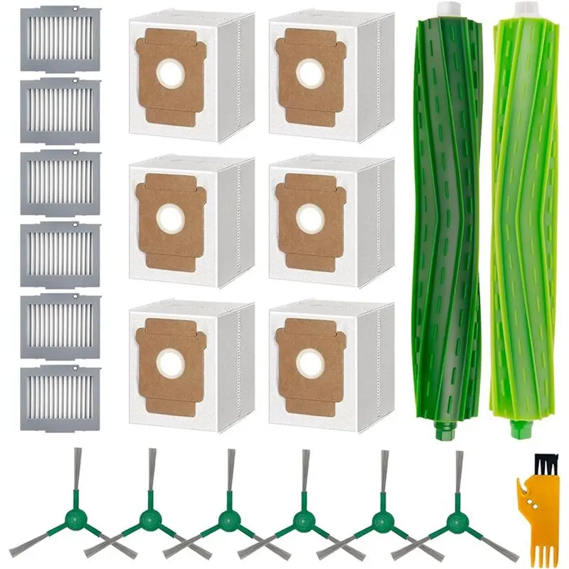 

INLIG-For Irobot Roomba Max 705& 504 Vac Robot Vacuums, Replacement Parts Included Side Brush, Hepa Filter, Dust Bag