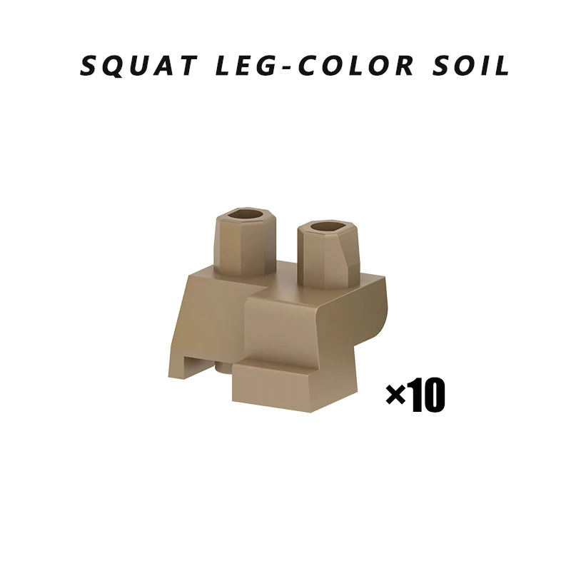 Special Modelling Figures Squat Leg Spherical Joints Hands Bricks Body Parts Building Blocks MOC Accessories Compatible Kids Toy