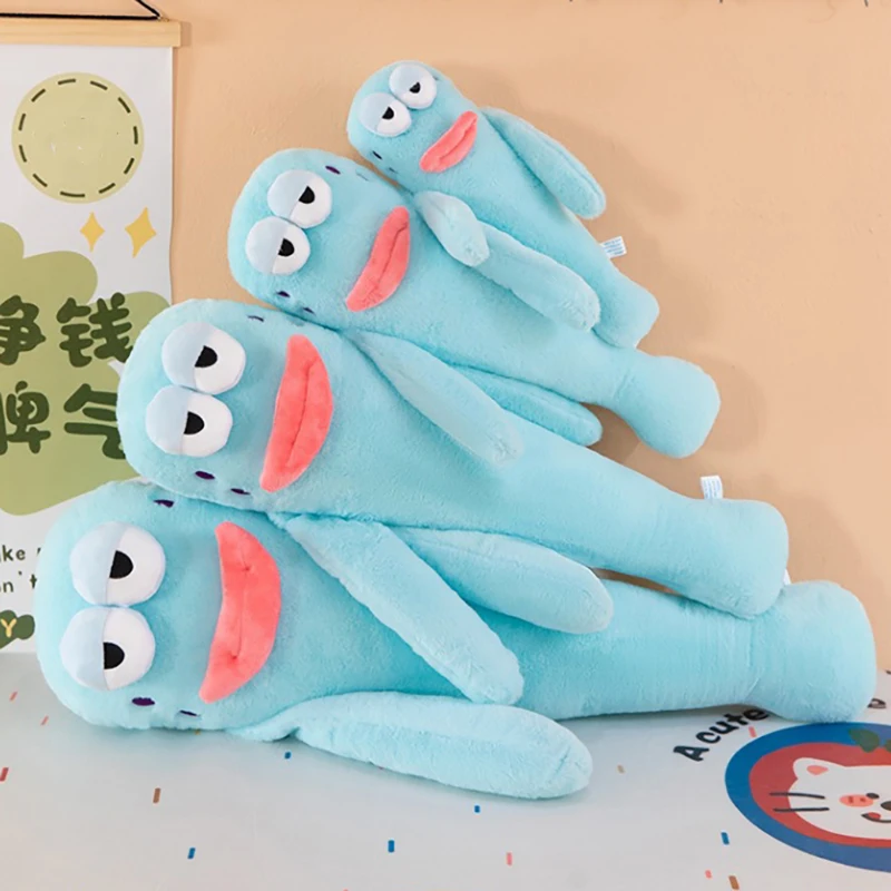 

Cartoon Stress Relief Big Mouth Slouchy Fish Plush Toy Soft Skin-Friendly Pillow For Girls Sofa Cushion Stuffed Christmas Gifts