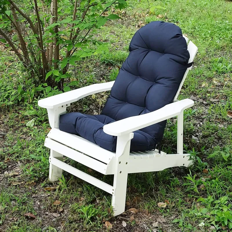 High Back Tufted Memory Foam Seat Cushion Durable Waist Support Pillow for Indoor Outdoor Garden Furniture Removable Washable