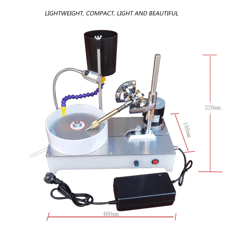 Jewelry Jade Faceted Angle Grinder Polishing Machine GPM-BXG Small Precision Jewelry Stone Polishing Machine Forming Machine