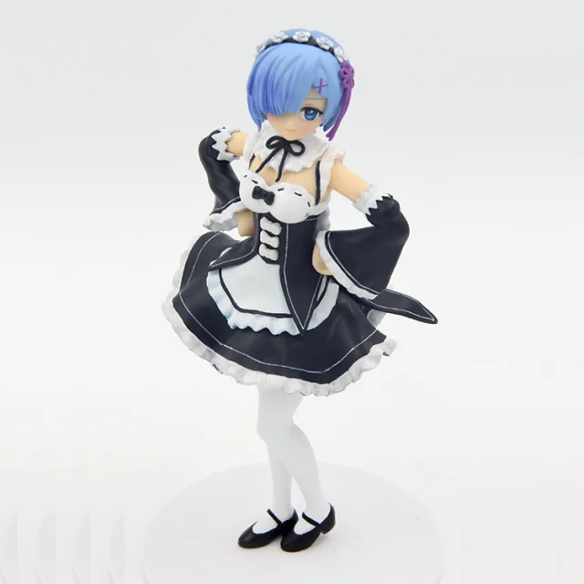 

Re:Zero Ram Maid Rem Action Figura Outfit Hands on Hips Figure