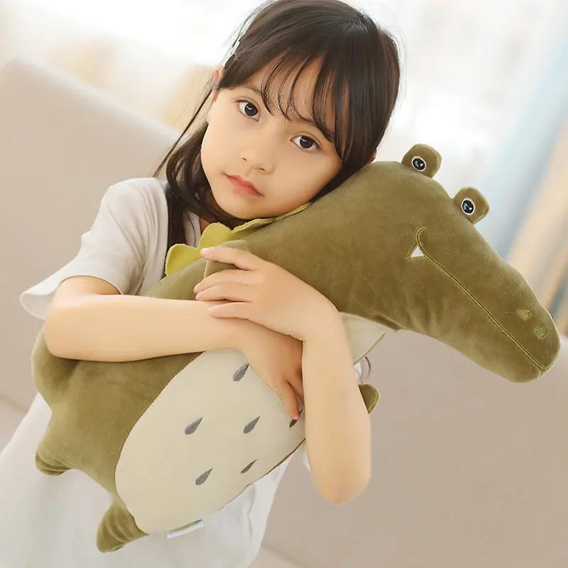 Comfortable Dinosaur Plush Pillow Sofa Pillow Unicorn Doll Pillow Girl Gift Plush Crocodile Pillow Stuffed Animal Toy Pillow