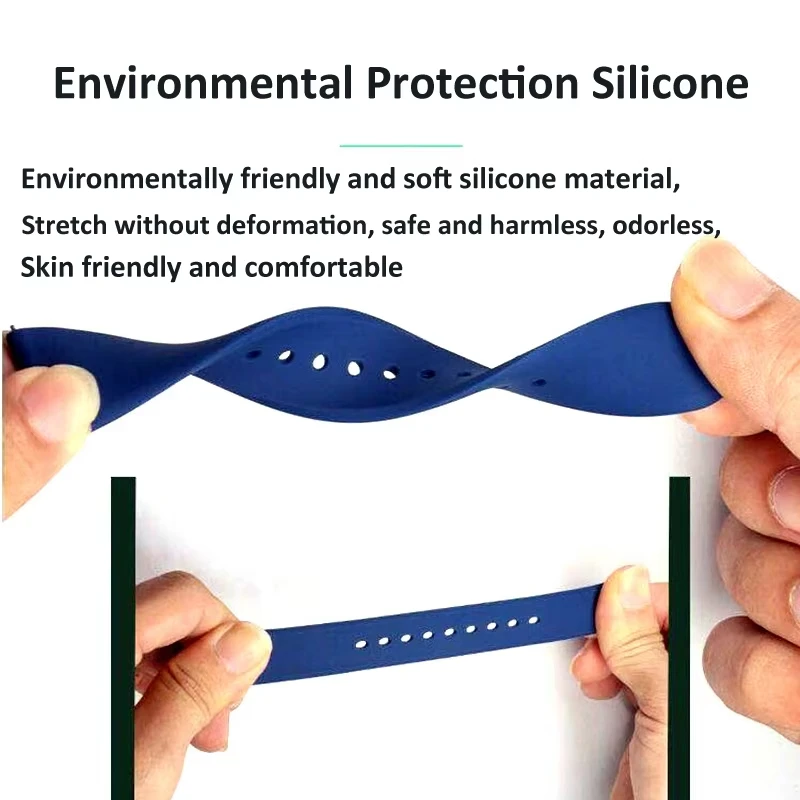 Correa de reloj para Redmi Watch 5 Active/5 Lite, correa de repuesto de silicona suave de 22mm para Xiaomi Redmi Watch 3 Active/3 Lite Sport Band