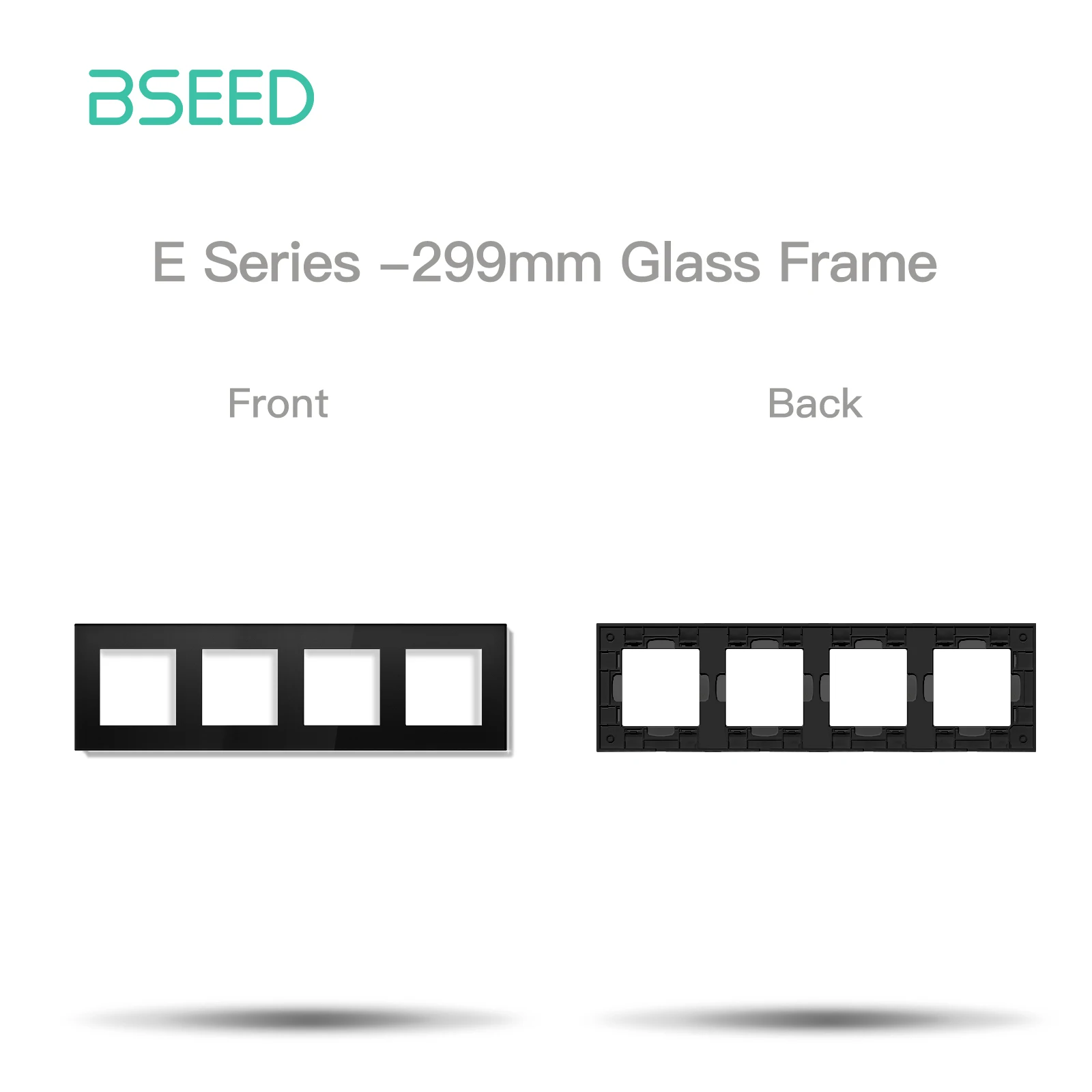 BSEED 1/2/3-fach Schaltermodule, Drucktastenschalter mit Anzeigeleuchte, DIY-Kombinations-Wandsteckdosen, E-Serie, 86mm
