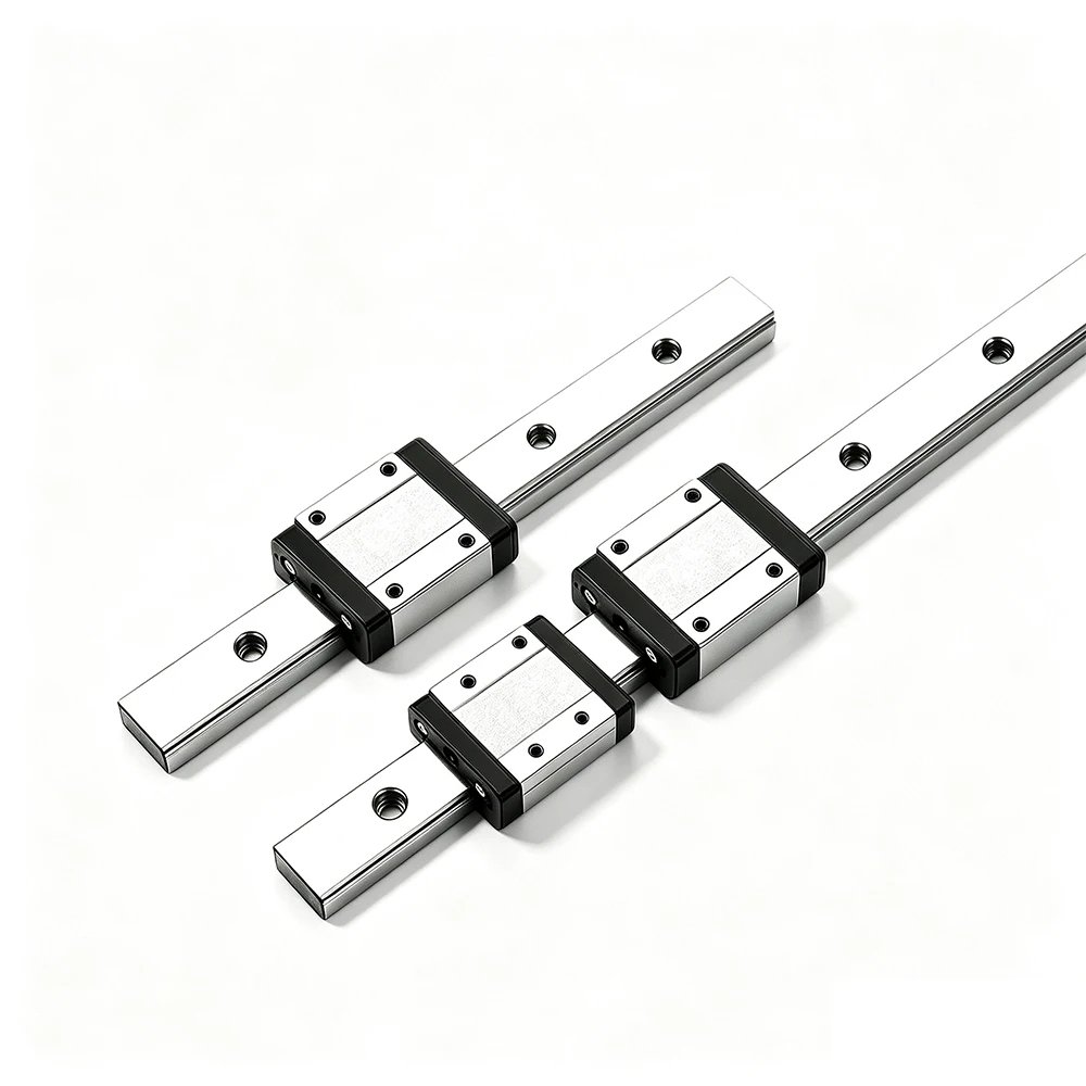 Miniature Stainless Steel MGN12C MGN12 Linear Guide Rail+Slider Block L=60mm-1500mm For 3D Printer Part MGN12C CNC Parts