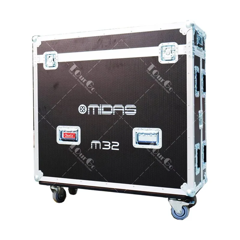 Customized Flight Case for Midas M32 Live Digital Mixer Normal Version Flight Case With Wheels